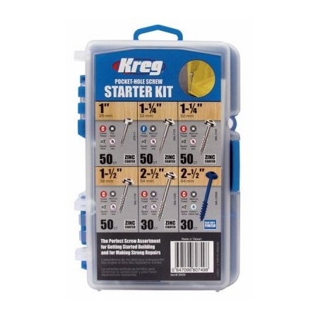 Kreg 260PC Pock Hole Scr Kit SK04